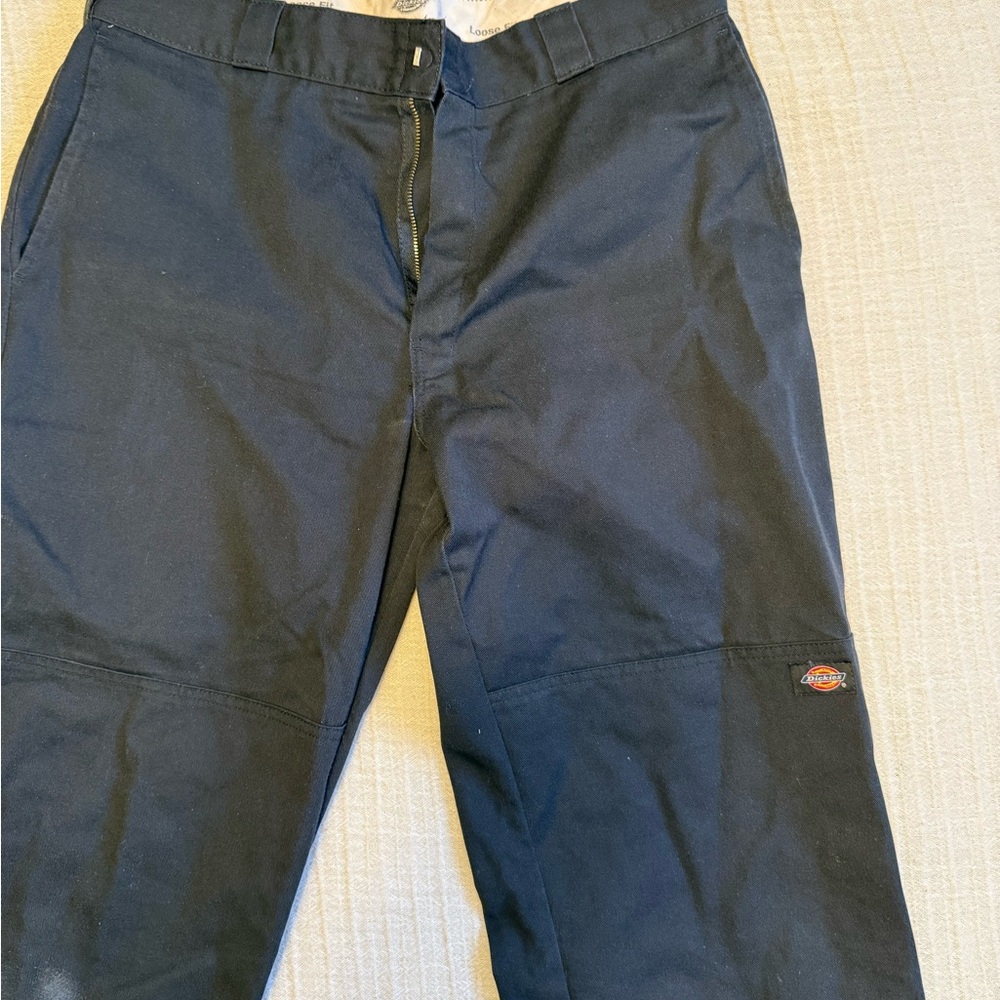 Dickies Double Knees Men's Black Work Pants